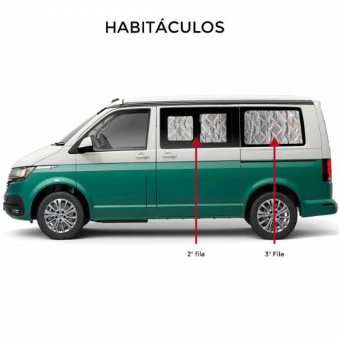 Aislantes Térmicos VW T5 y T6 - Habitaculos - Todo Campers